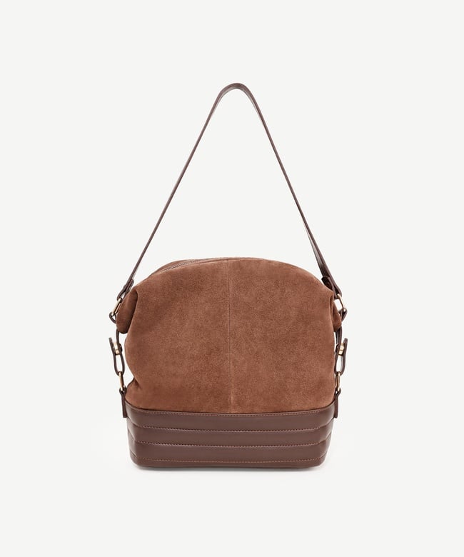  YARGICI Süet Omuz Çantası