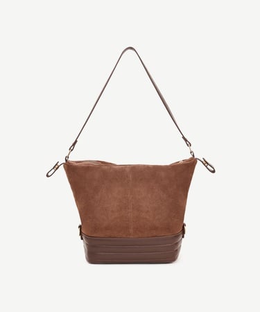  YARGICI Süet Omuz Çantası