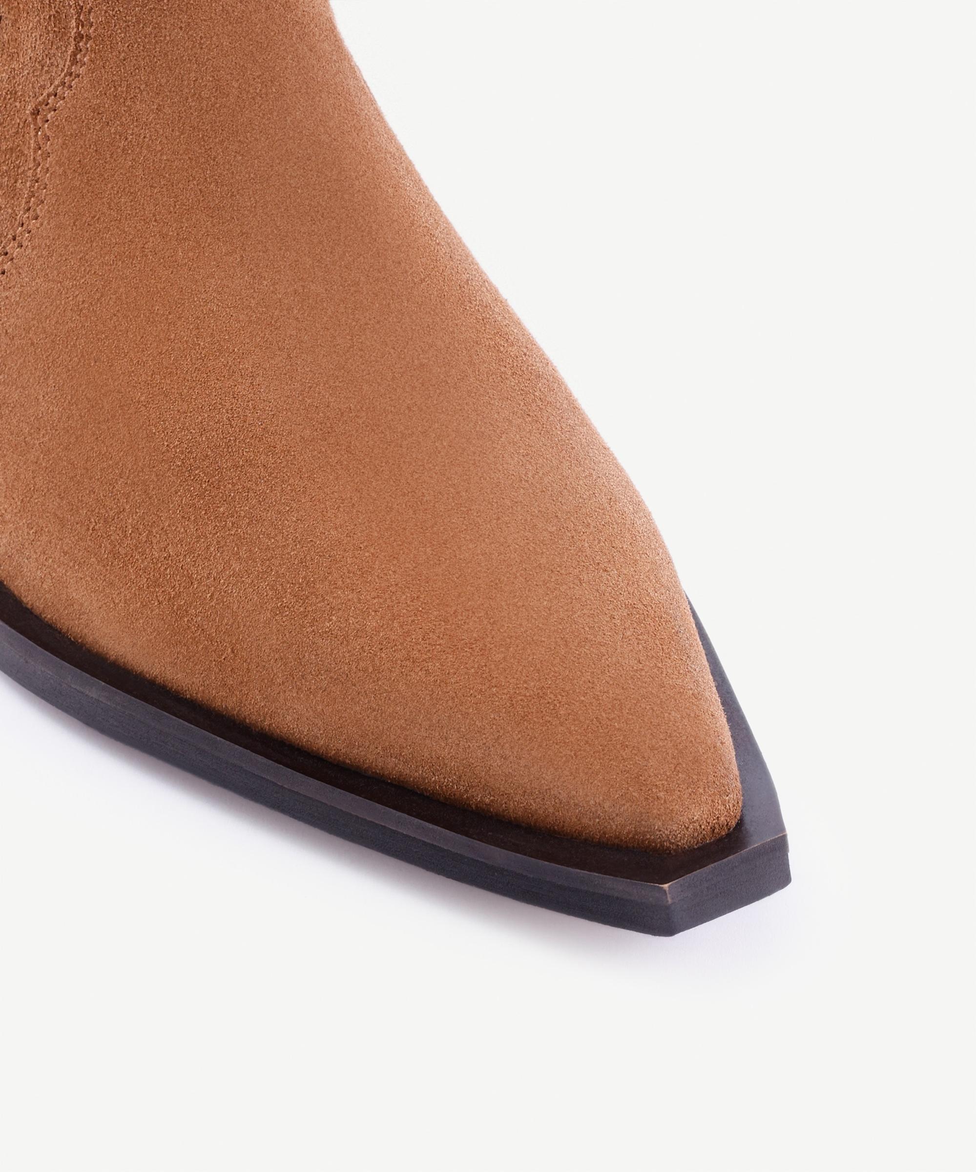 YARGICI Aksesuar Detaylı Deri Western Bot