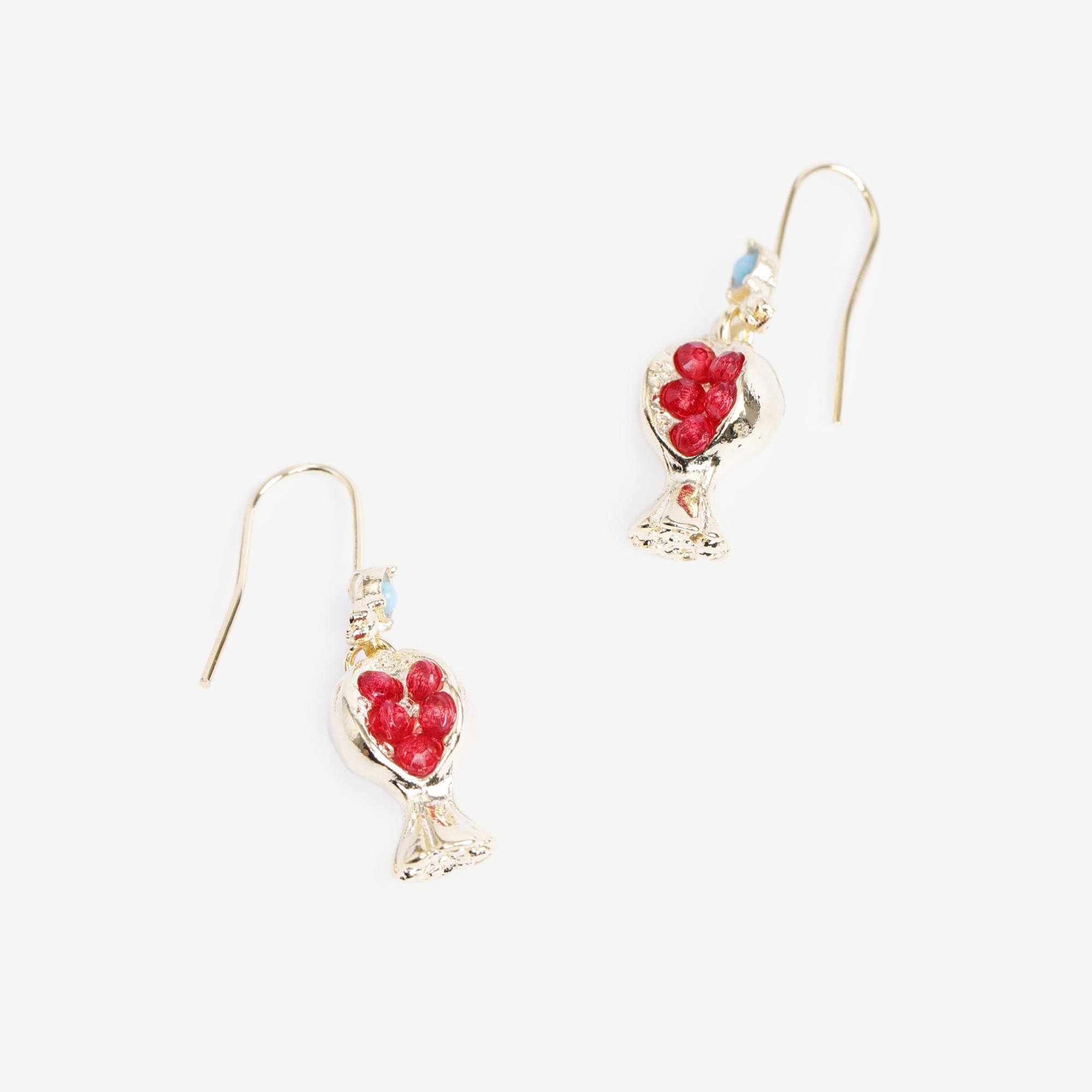 YARGICI Nar Figürlü Küpe