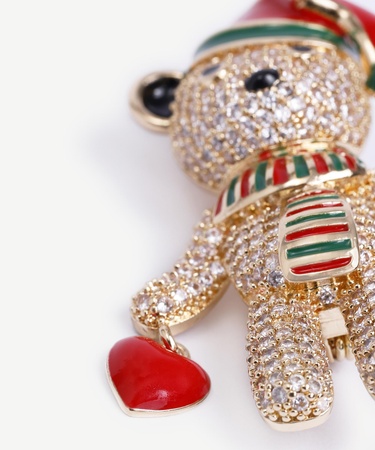  YARGICI Ayı Figürlü Broş