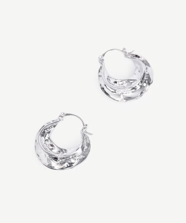  YARGICI Asimetrik Formlu Gümüş Küpe