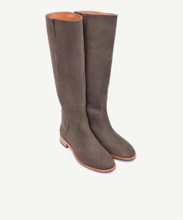  YARGICI Lastikli Deri Çizme