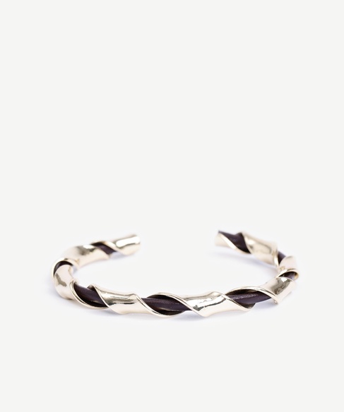  YARGICI Deri Detaylı Cuff Bileklik