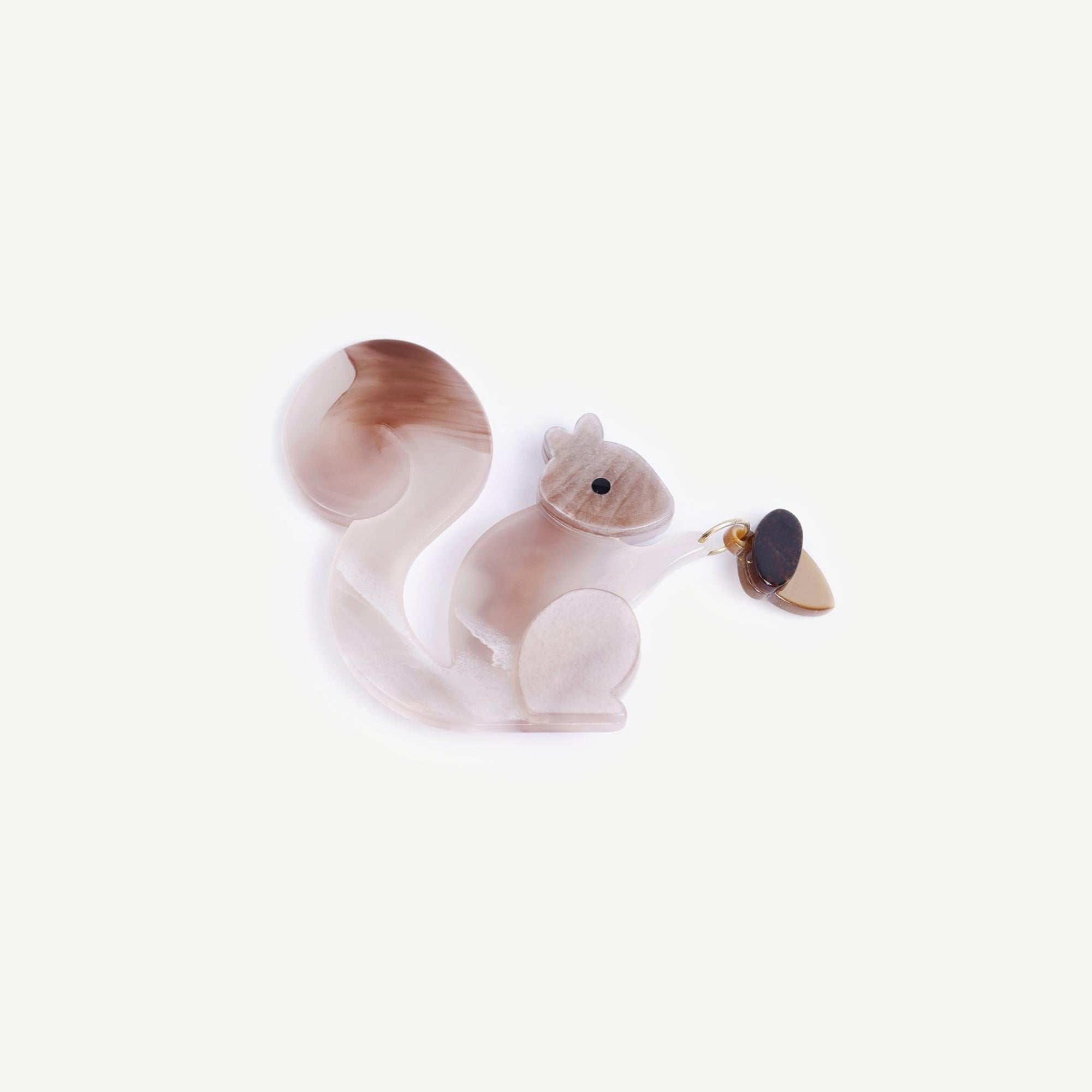 YARGICI Sincap Figürlü Broş