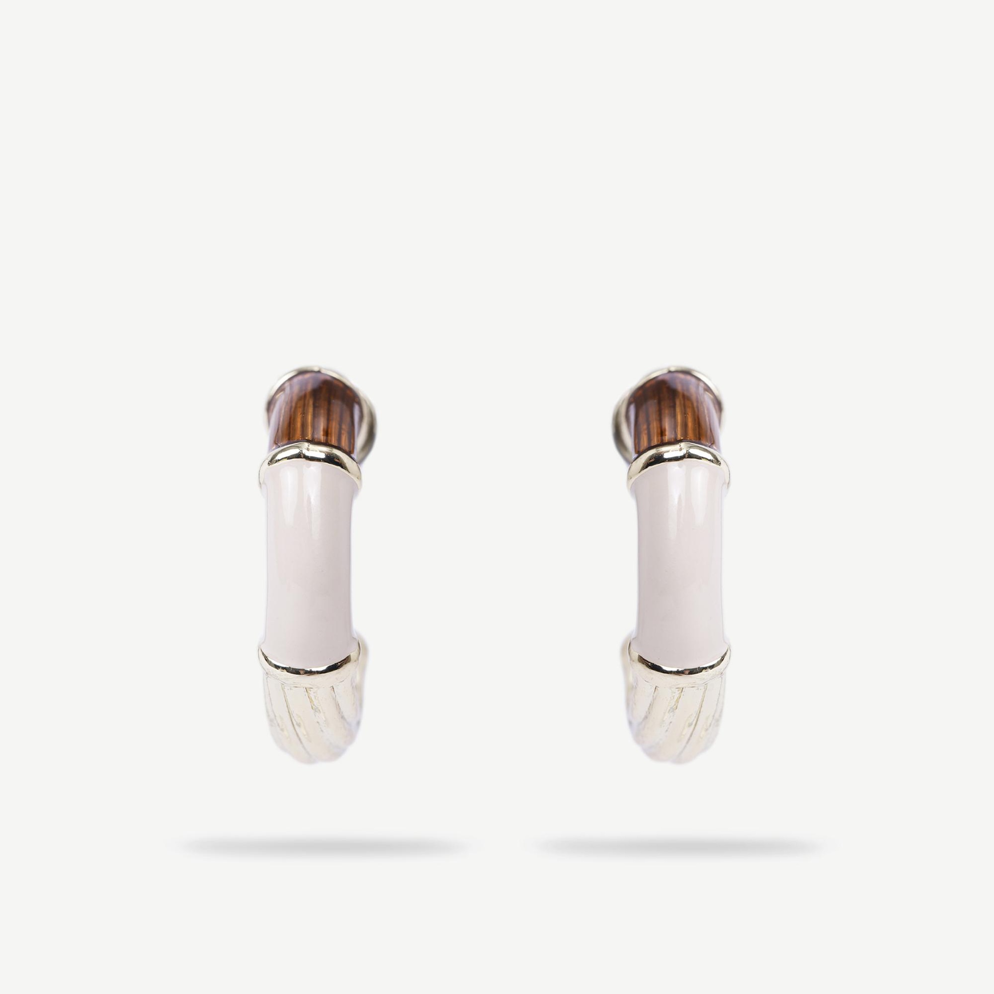 YARGICI Mine Detaylı Halka Küpe