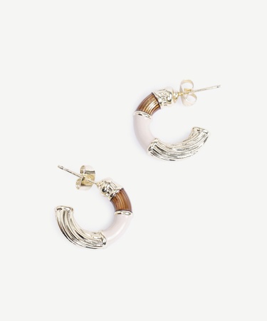  YARGICI Mine Detaylı Halka Küpe