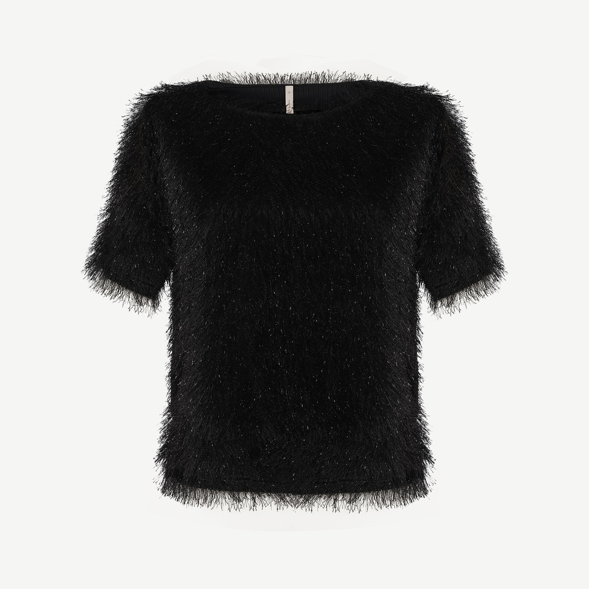 YARGICI Kayık Yaka Kısa Kollu Bluz