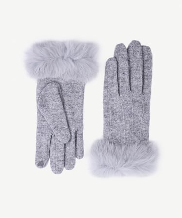  YARGICI Bileği Kürk Detaylı Eldiven