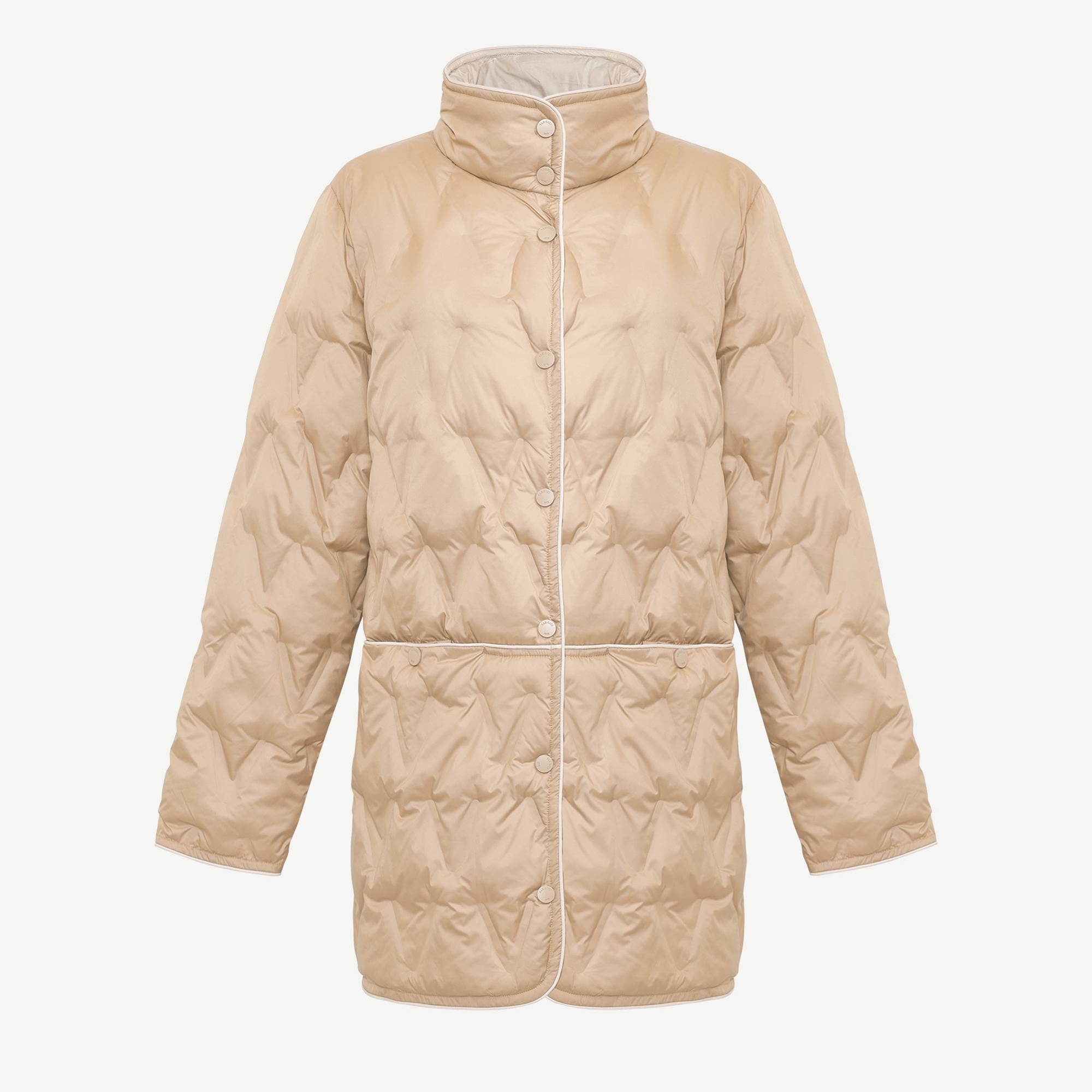 YARGICI Regular Dik Yaka Uzun Kol Pardösü