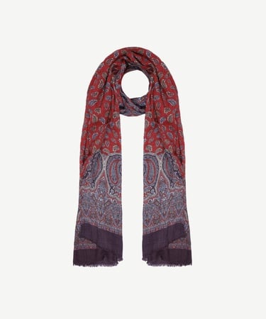  YARGICI Etnik Desenli Yün Şal