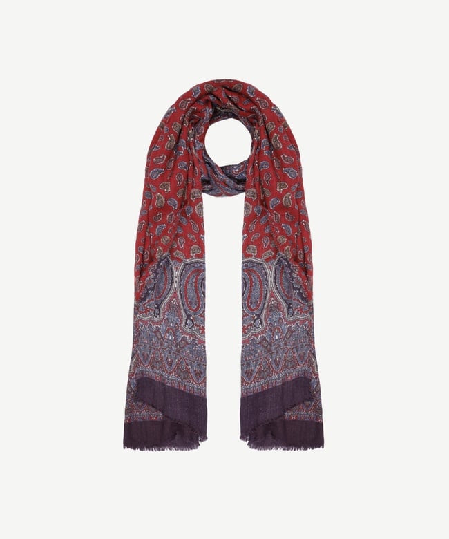  YARGICI Etnik Desenli Yün Şal