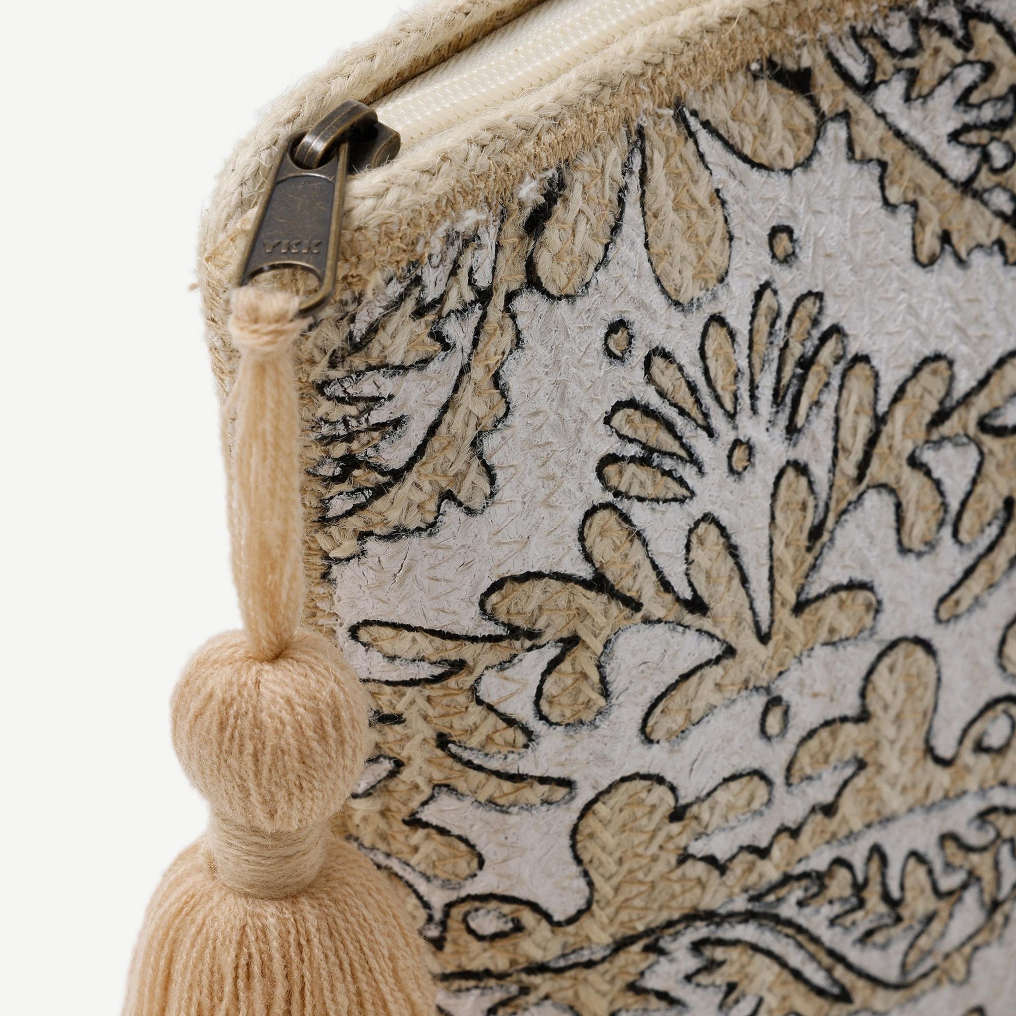 YARGICI Etnik Desenli Jute Portföy