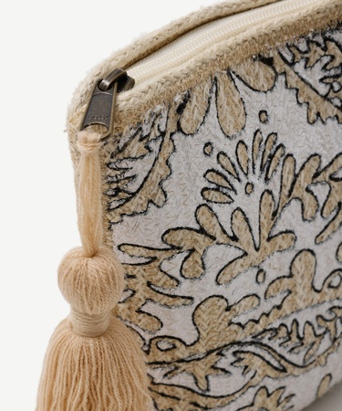  YARGICI Etnik Desenli Jute Portföy