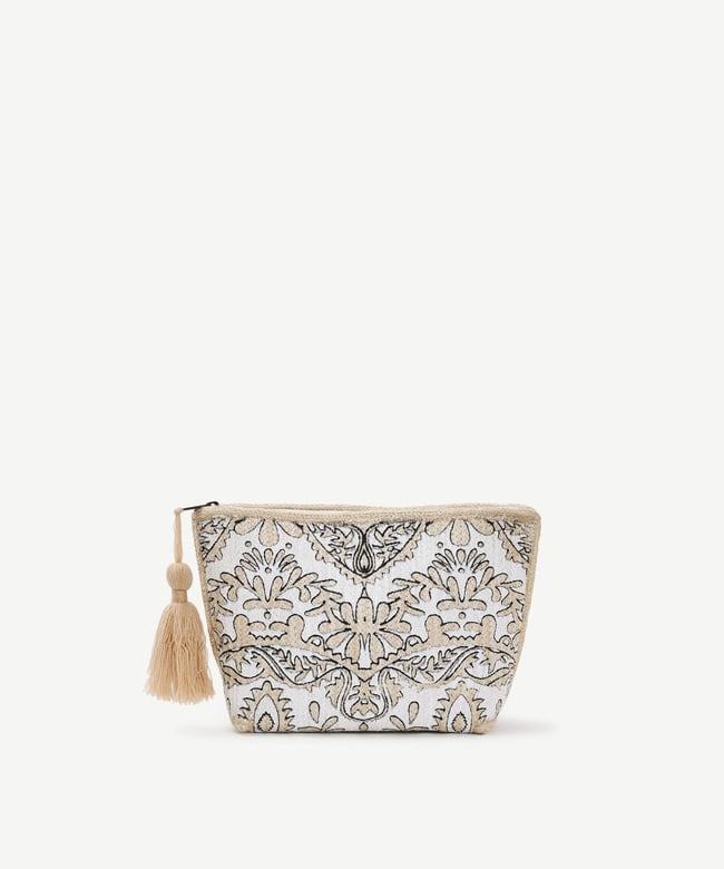  YARGICI Etnik Desenli Jute Portföy