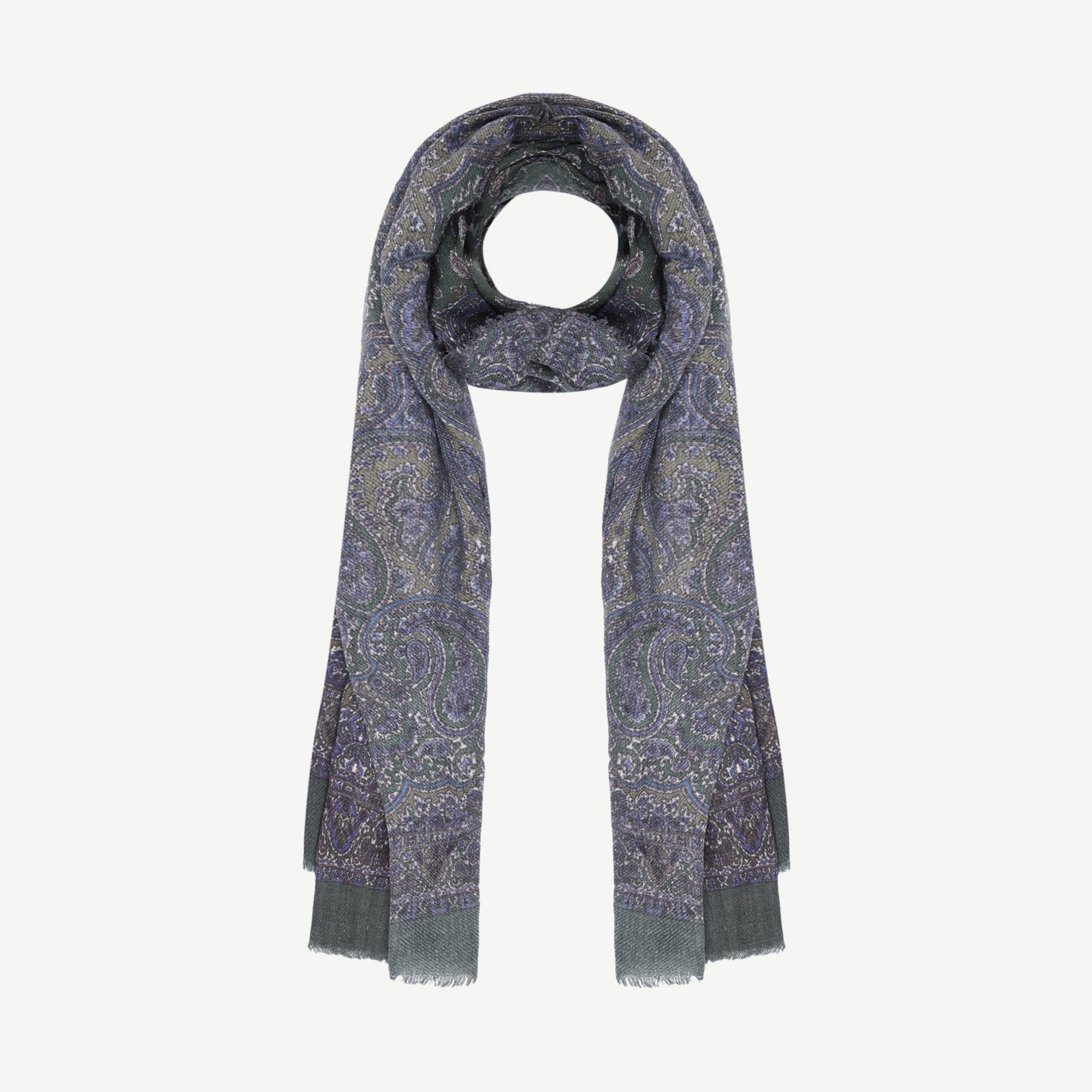 YARGICI Etnik Desenli Yün Şal