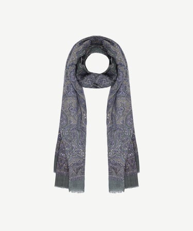  YARGICI Etnik Desenli Yün Şal