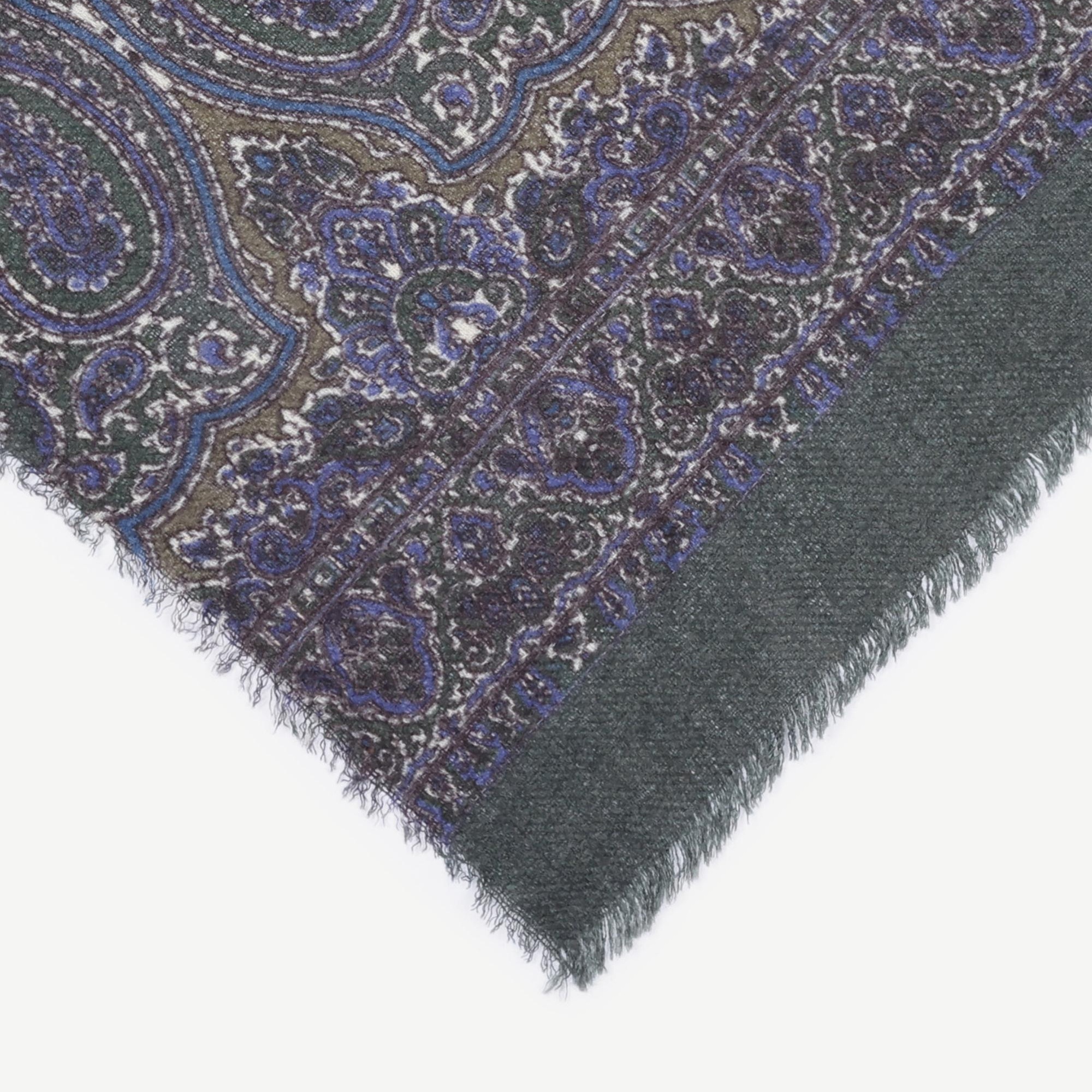 YARGICI Etnik Desenli Yün Şal