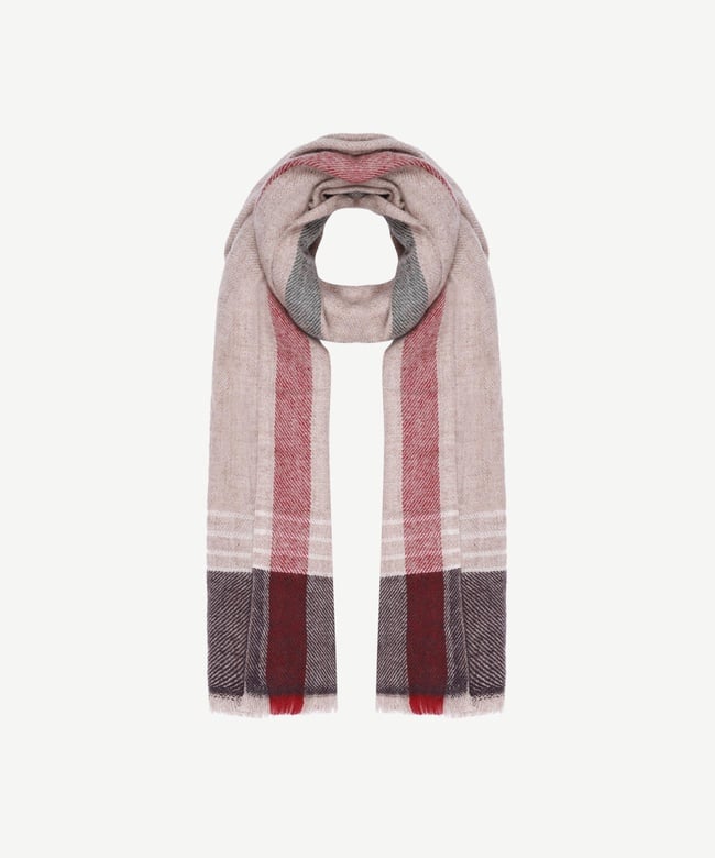  YARGICI Renk Bloklu Şal