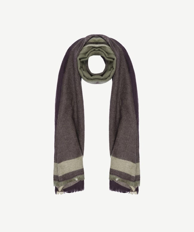  YARGICI Renk Bloklu Şal