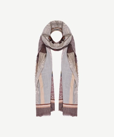  YARGICI Etnik Desenli Yün Şal