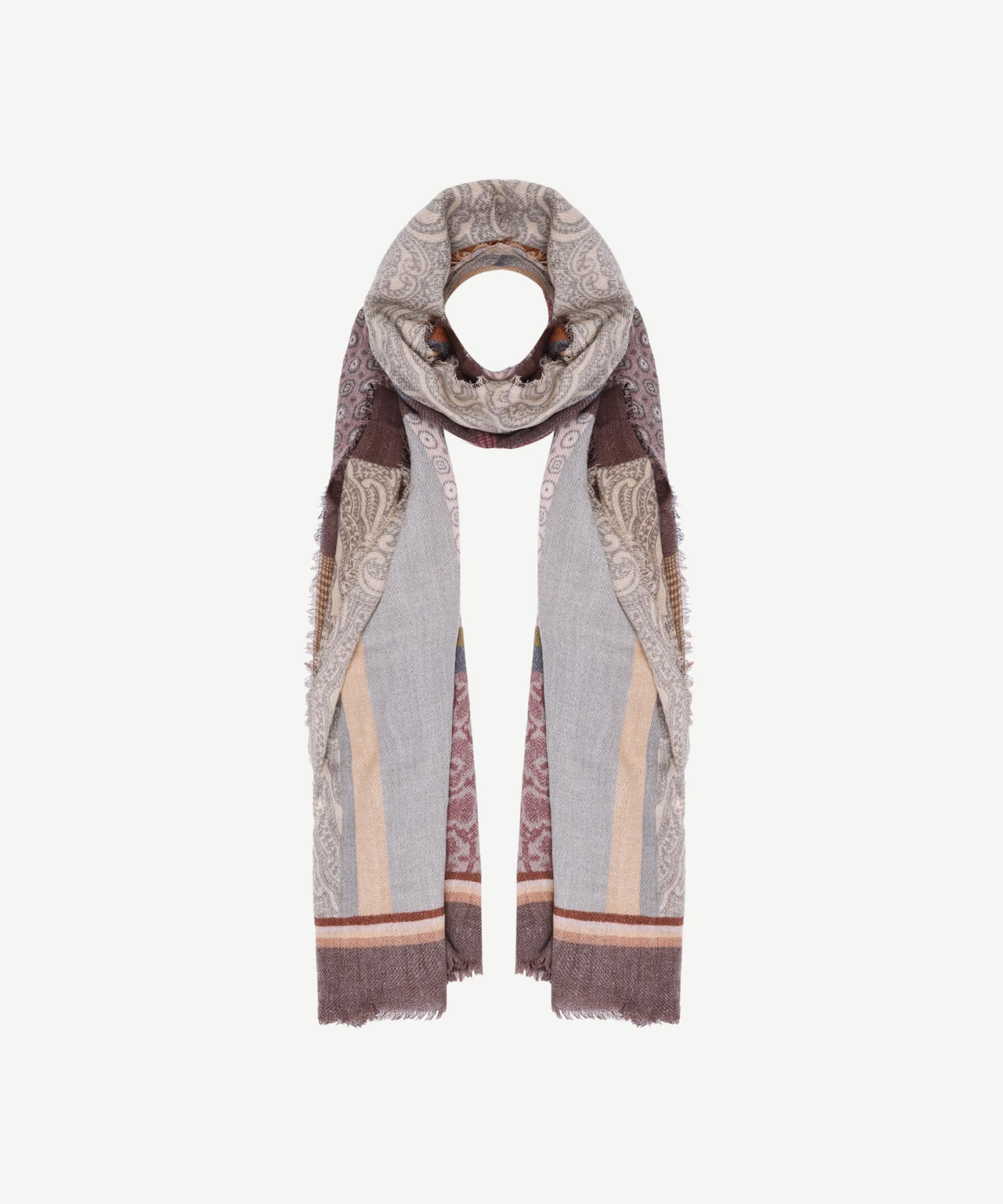  YARGICI Etnik Desenli Yün Şal