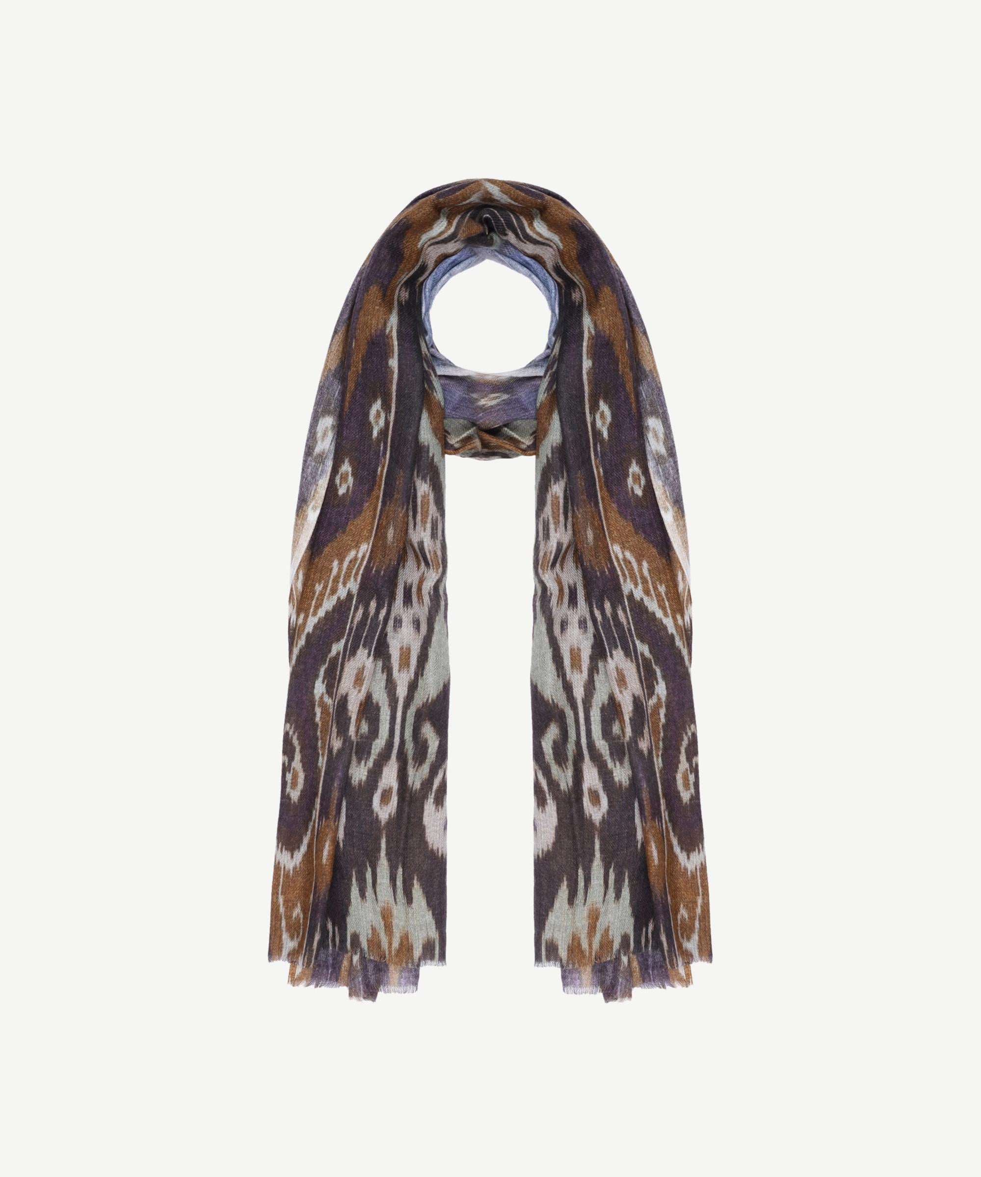  YARGICI Etnik Desenli Yün Şal