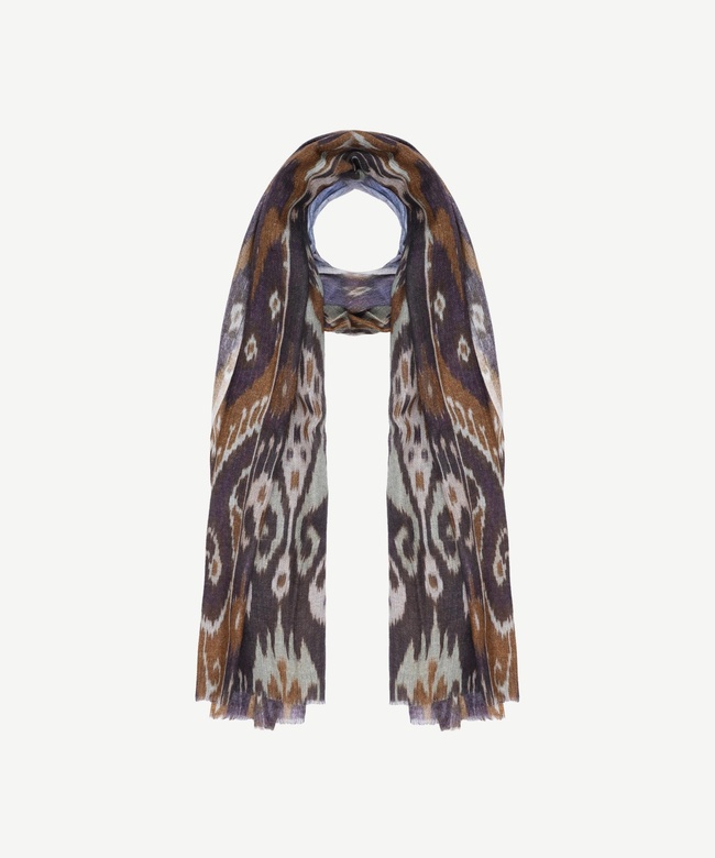  YARGICI Etnik Desenli Yün Şal