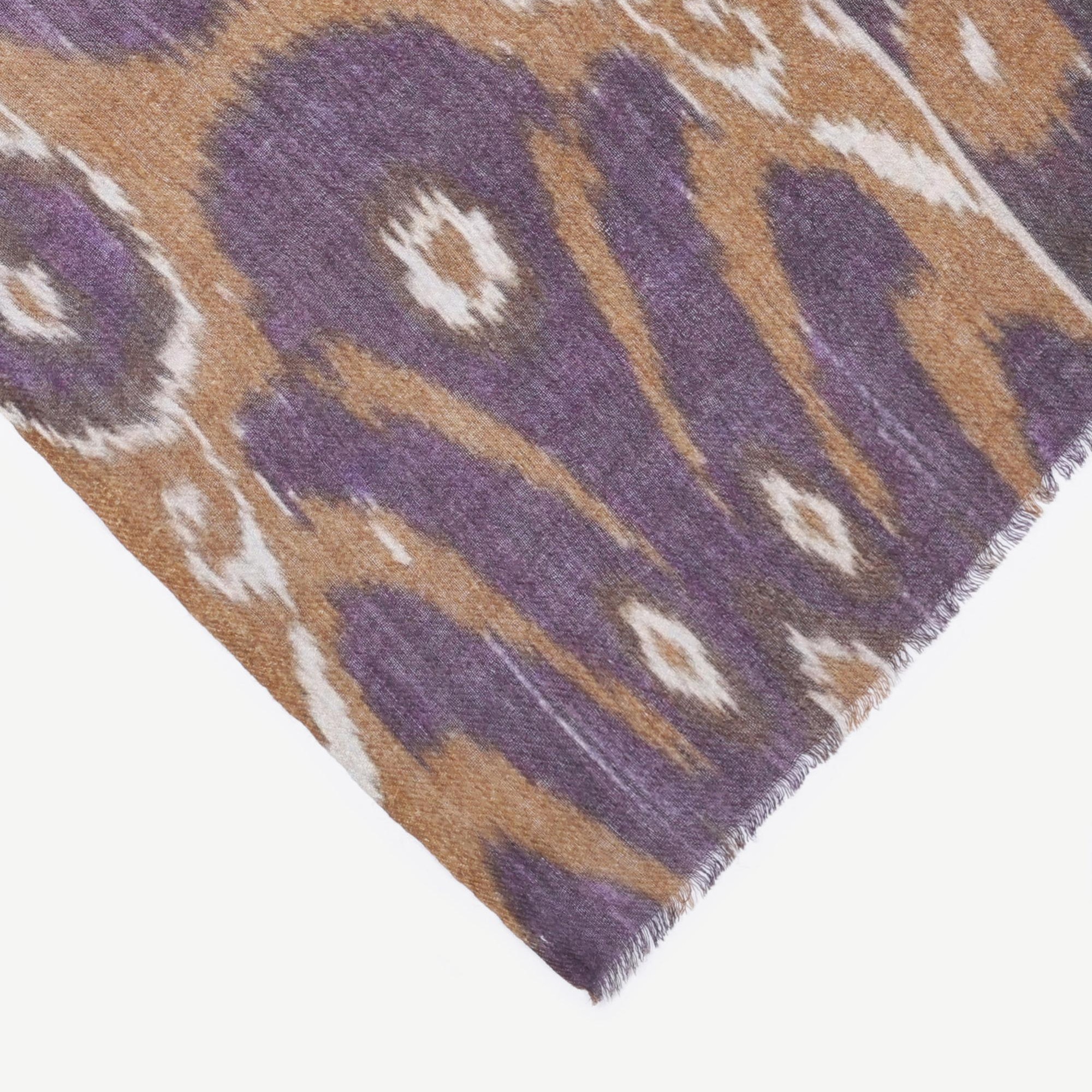 YARGICI Etnik Desenli Yün Şal