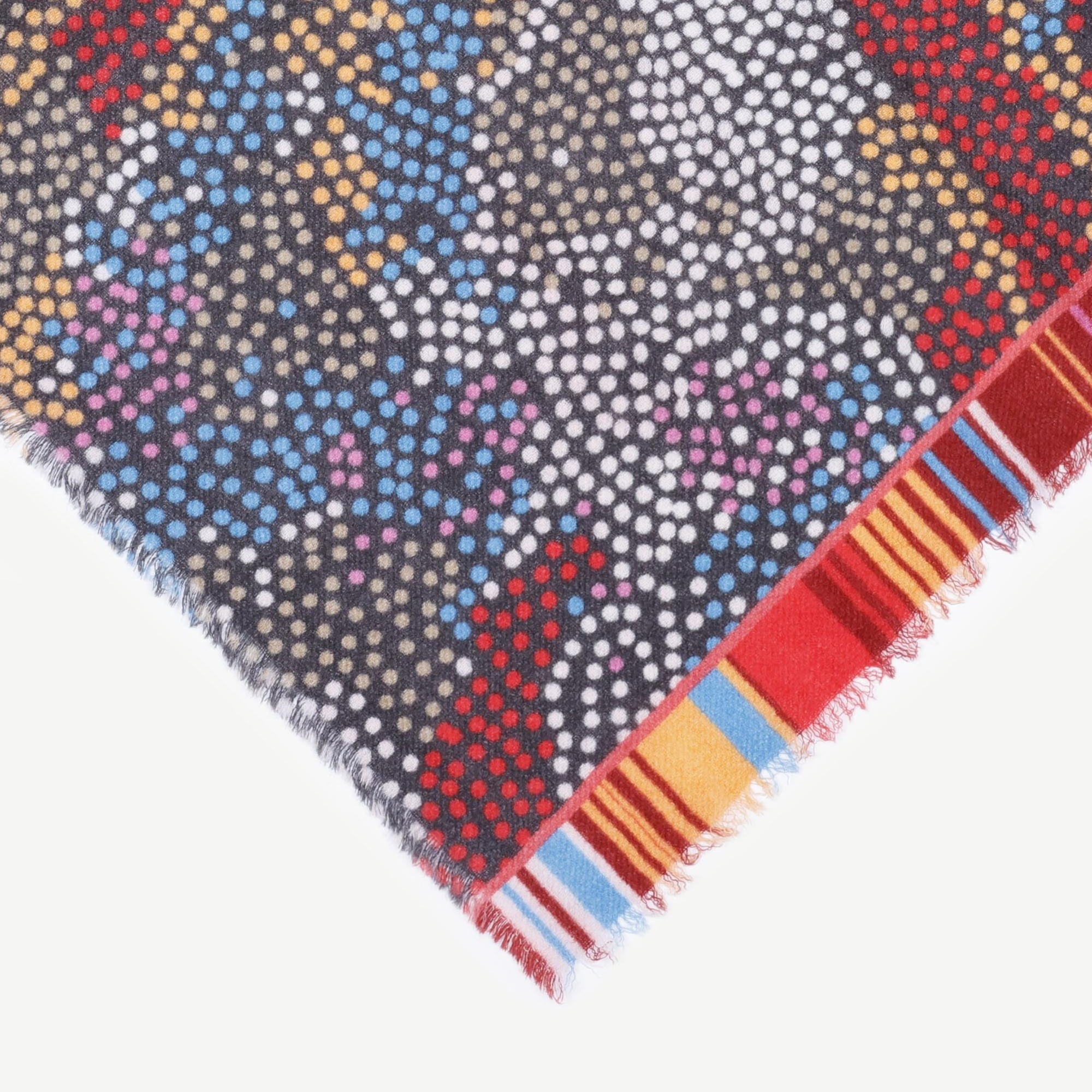 YARGICI Etnik Desenli Yün Şal