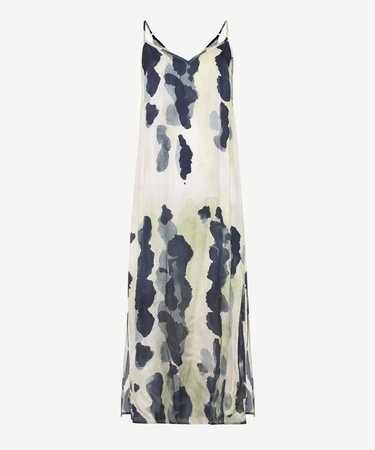  YARGICI Askılı Midi Boy Elbise