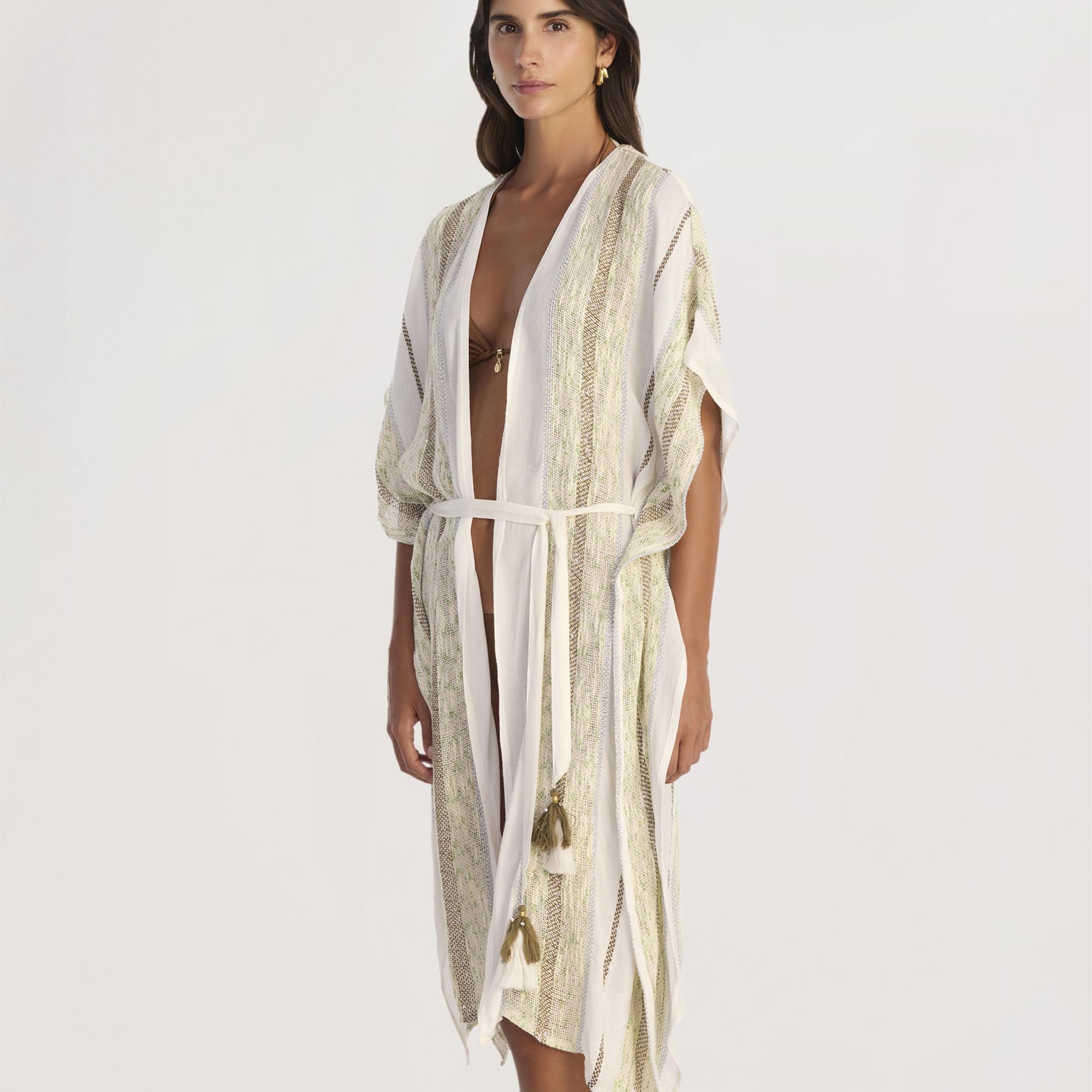 YARGICI Uzun Bağlama Detaylı Elbise