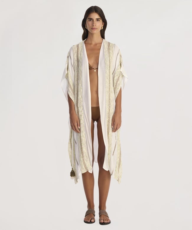  YARGICI Uzun Bağlama Detaylı Elbise