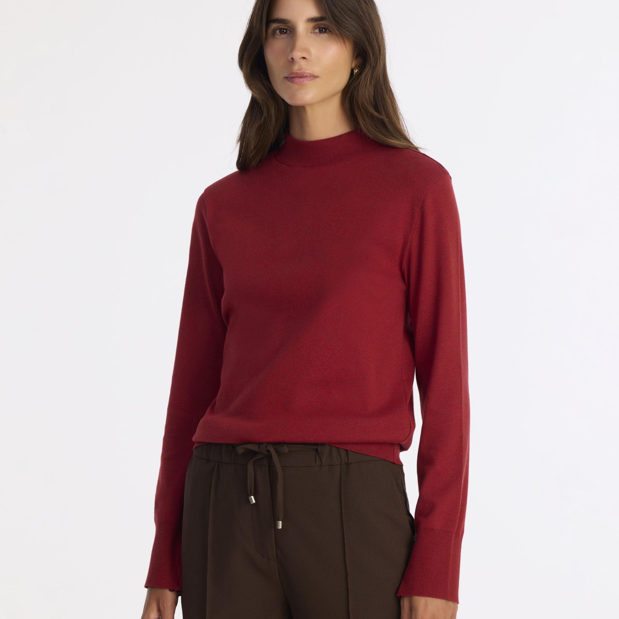 YARGICI Regular Yarım Balıkçı Yaka Uzun Kol Kazak