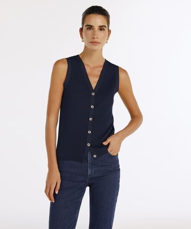  YARGICI V Yaka Önden Düğmeli Hırka