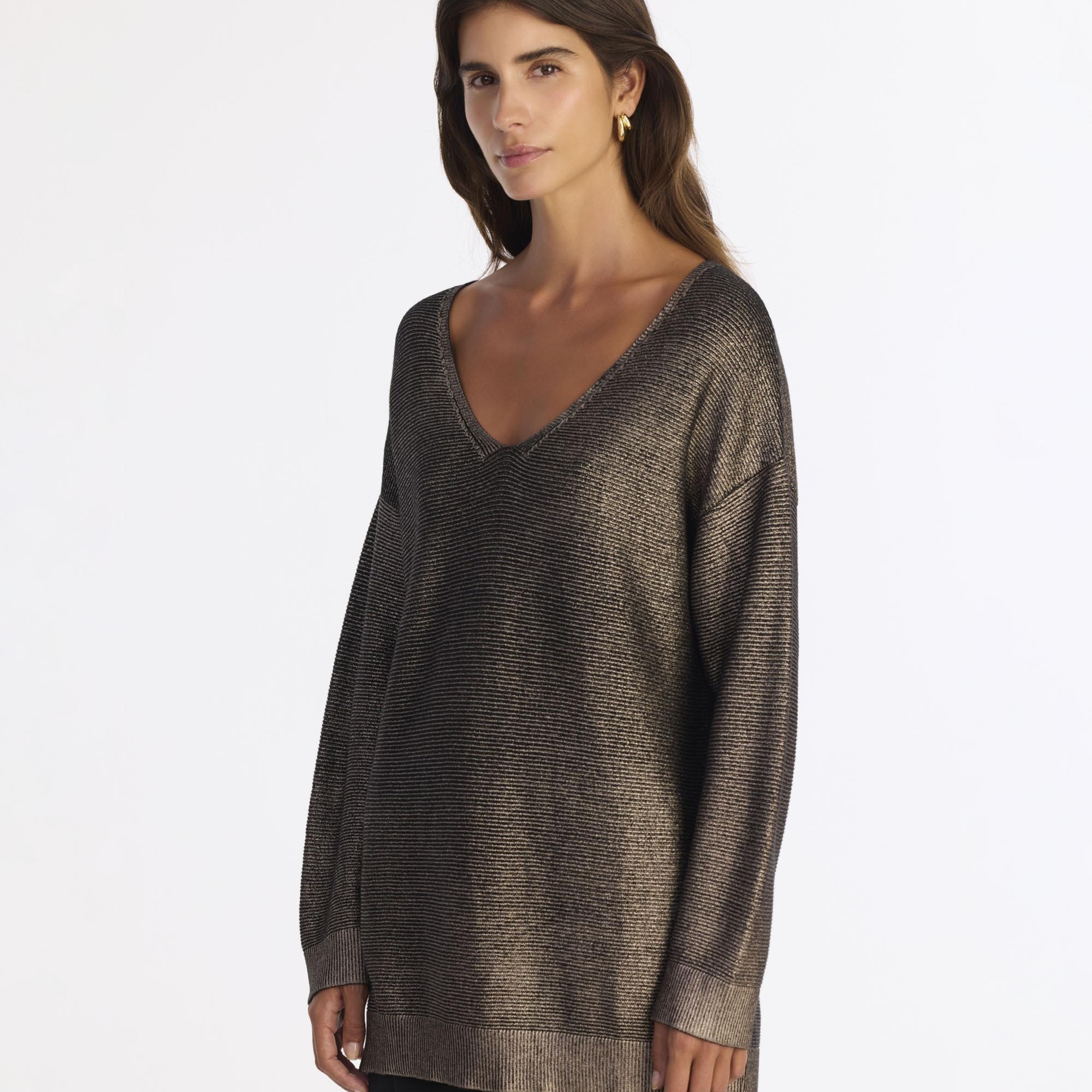 YARGICI Regular V Yaka Uzun Kol Kazak