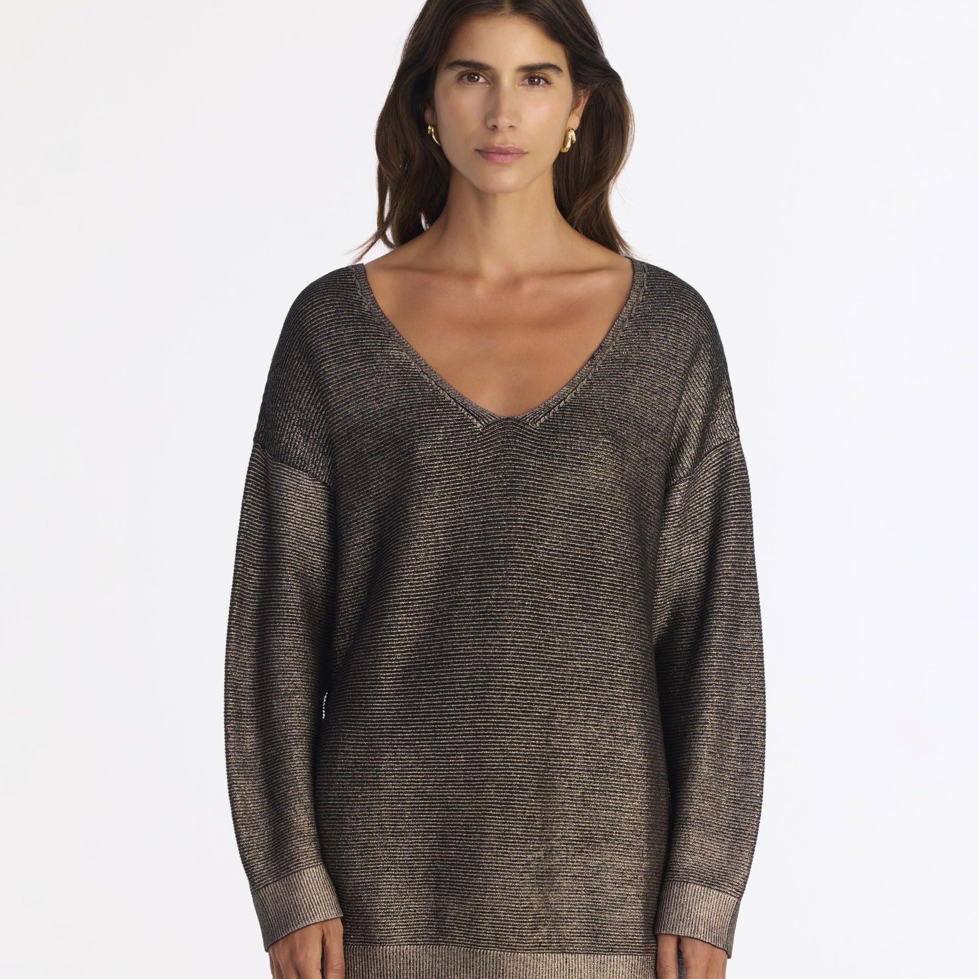 YARGICI Regular V Yaka Uzun Kol Kazak