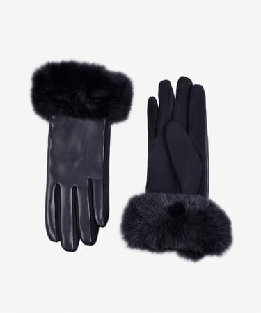  YARGICI Bileği Kürklü Pu Eldiven