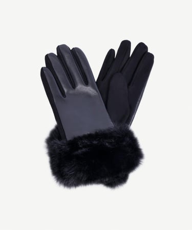  YARGICI Bileği Kürklü Pu Eldiven