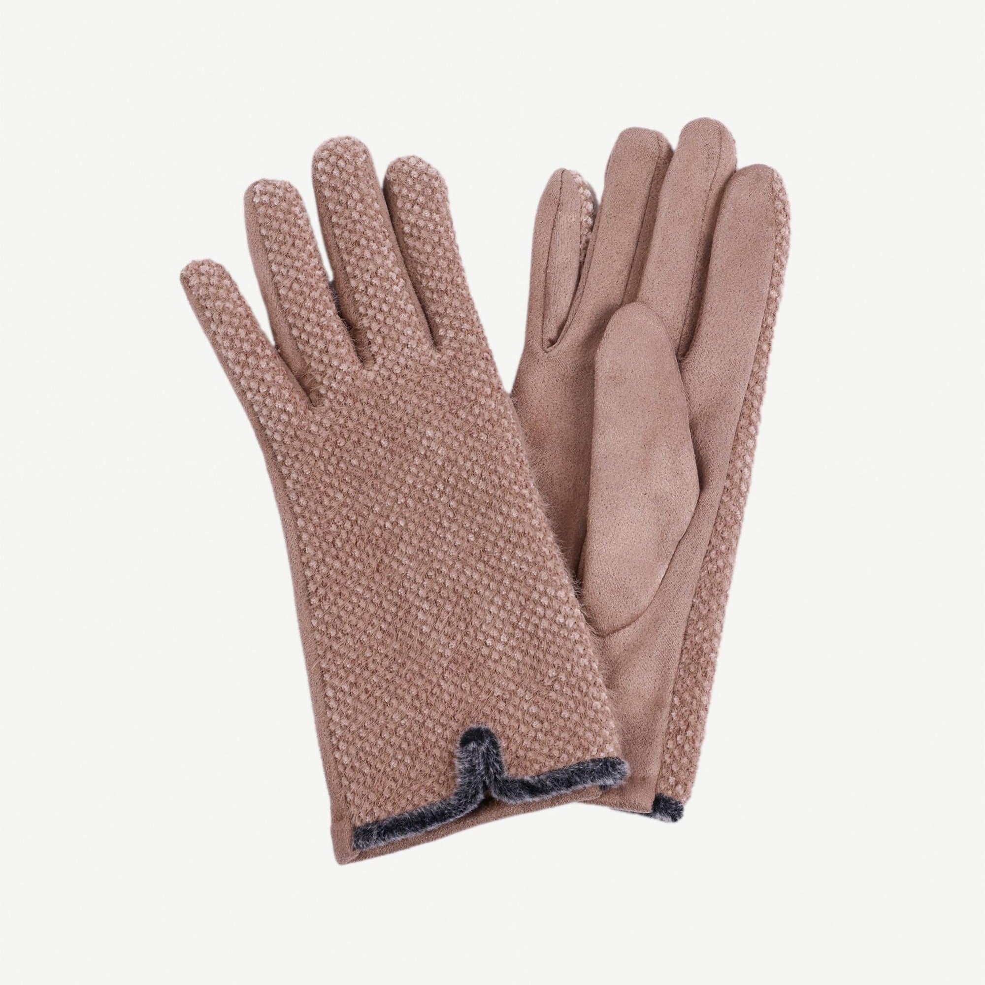 YARGICI Örgü Kumaş Detaylı Eldiven