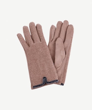  YARGICI Örgü Kumaş Detaylı Eldiven