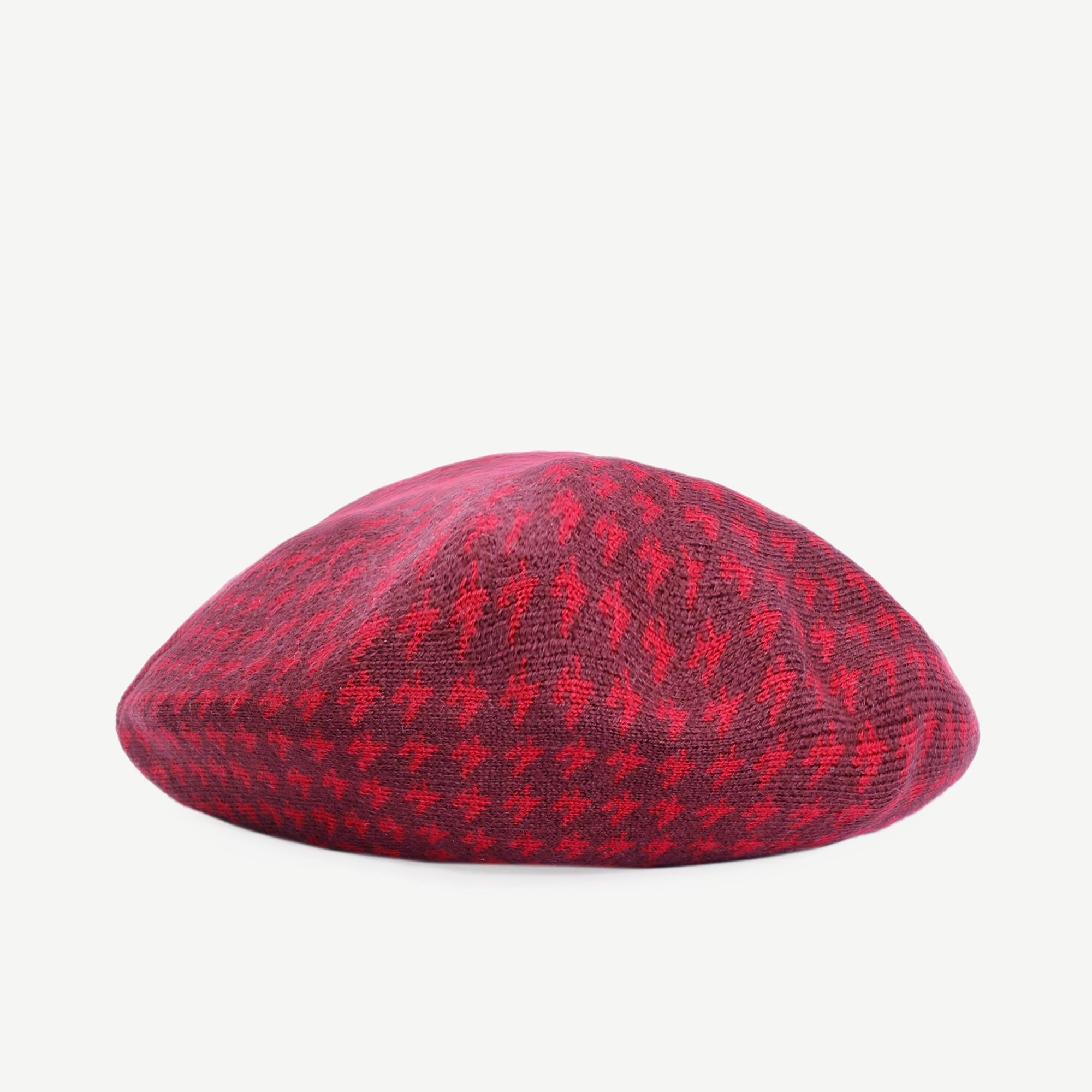 YARGICI Yün Karışımlı Bordo Fransız Şapkası