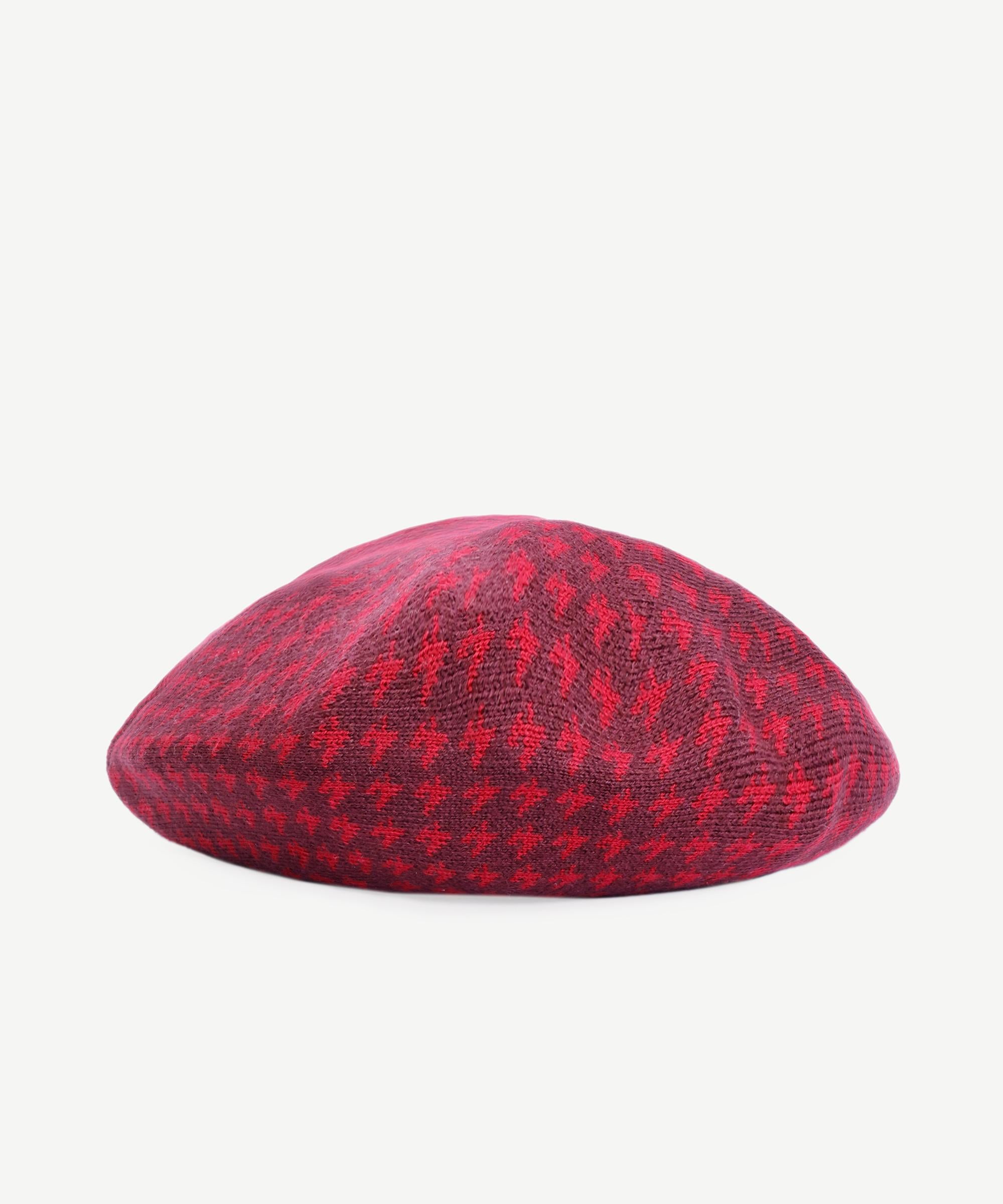  YARGICI Yün Karışımlı Bordo Fransız Şapkası