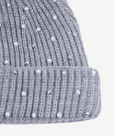  YARGICI Simli İnci Detaylı Bere