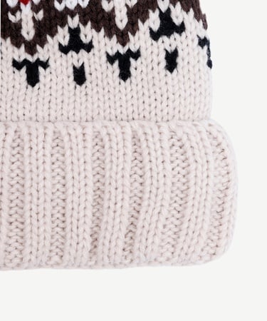  YARGICI İçi Polarlı Örgülü Desenli Bere