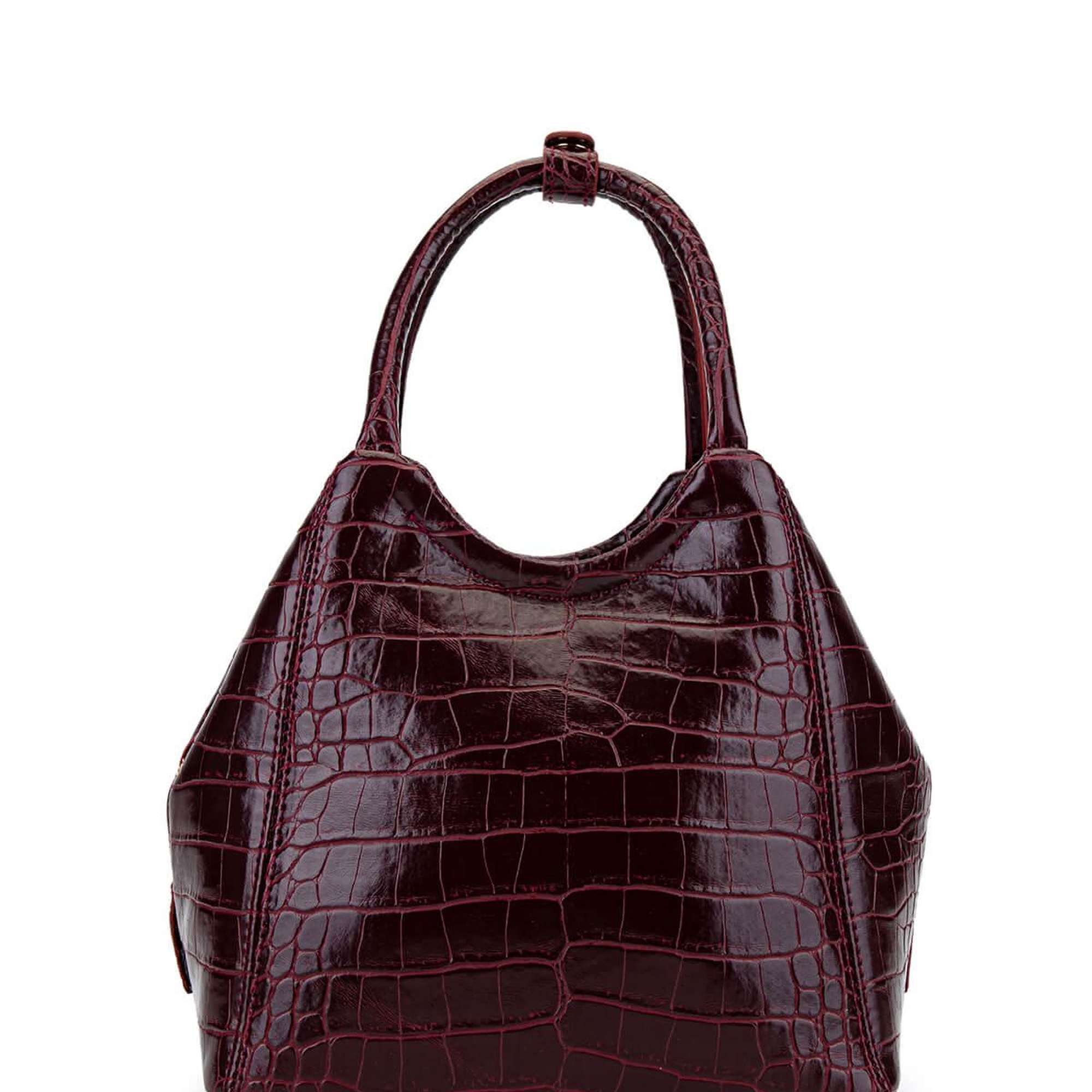 Tamer Tanca Kadın Suni Deri Bordo Kol Çantası