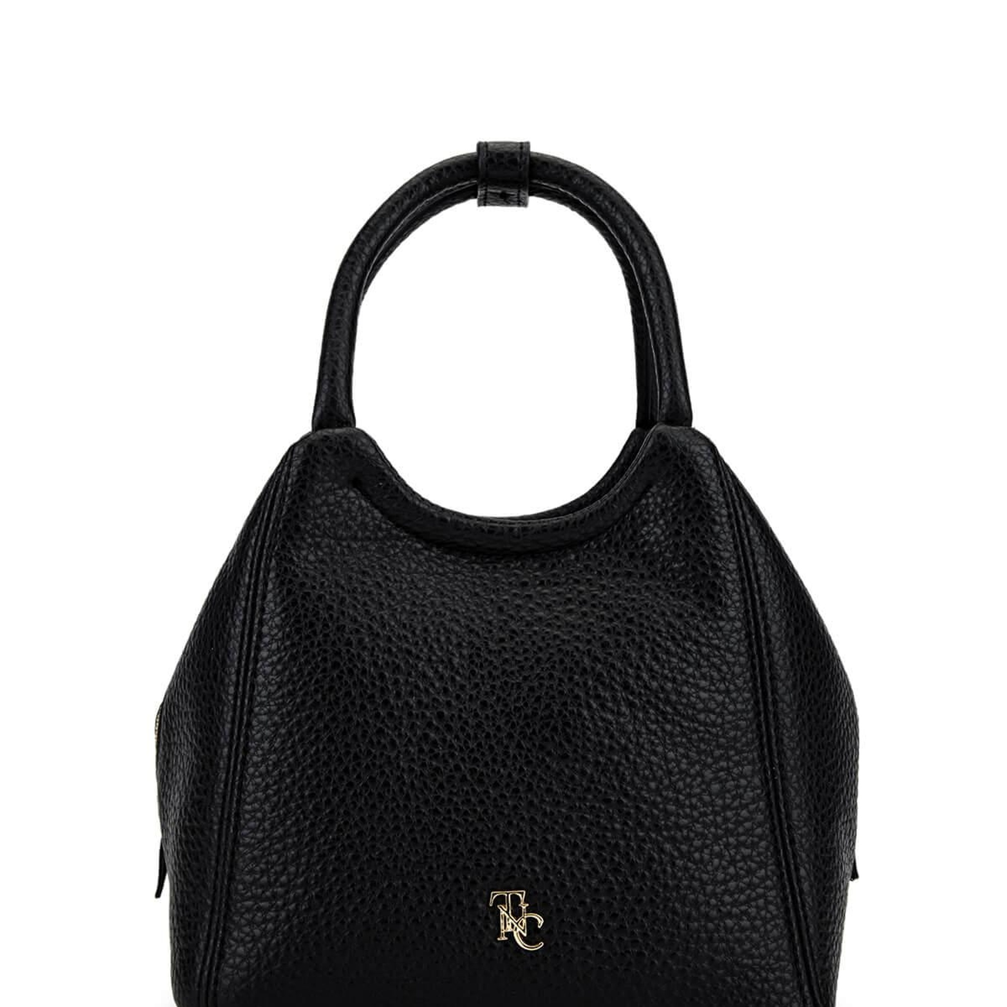 Tamer Tanca Kadın Suni Deri Siyah Floter Kol Çantası