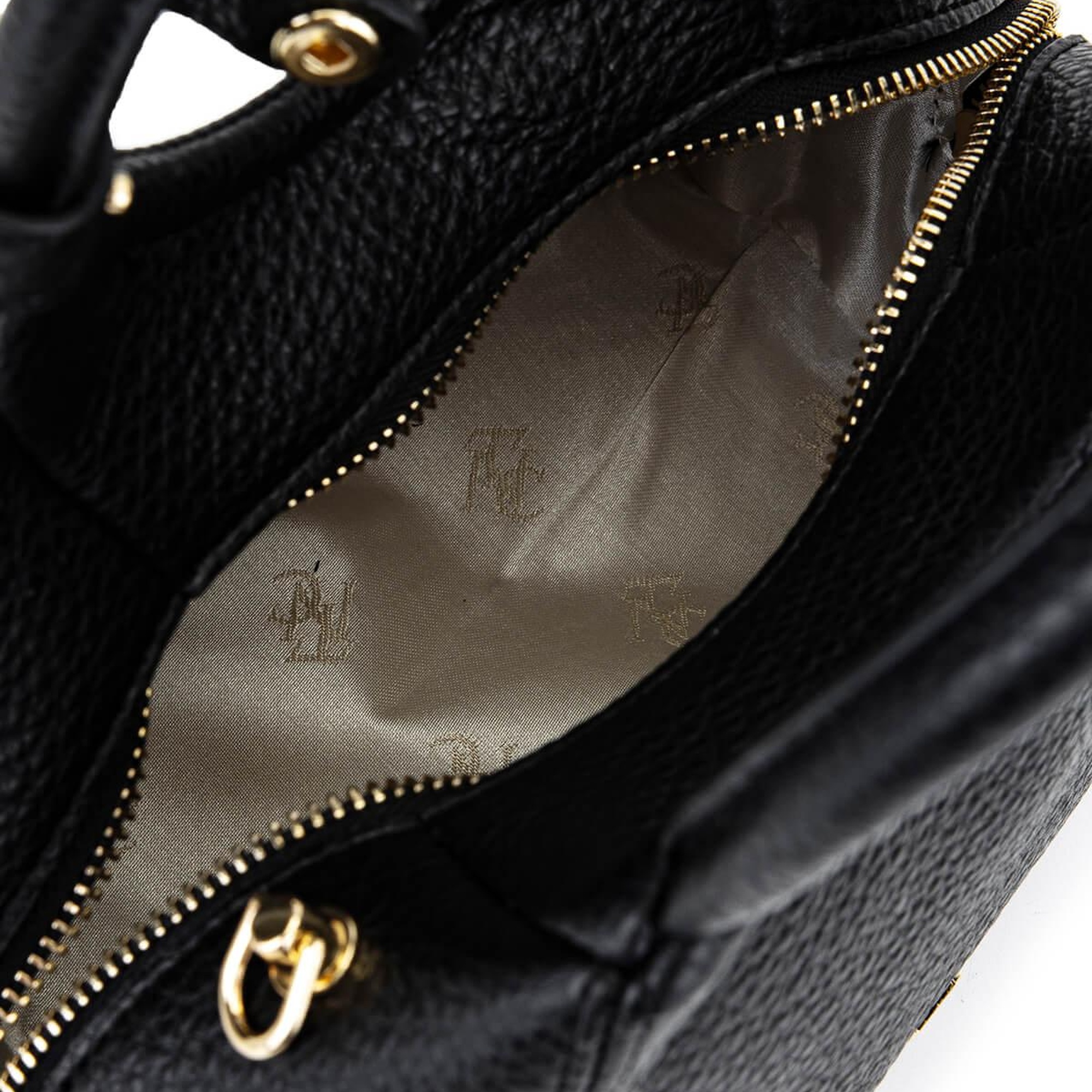 Tamer Tanca Kadın Suni Deri Siyah Floter Kol Çantası