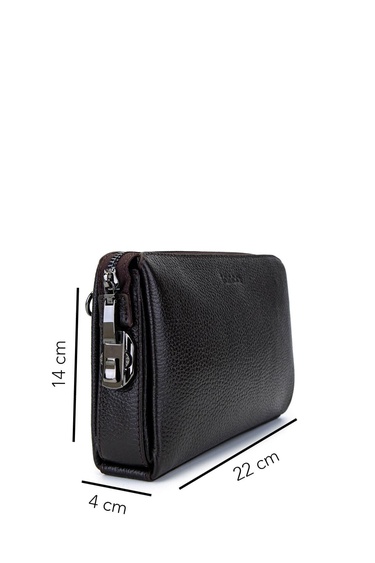  Tamer Tanca Erkek Hakiki Deri Kahverengi El Çantası