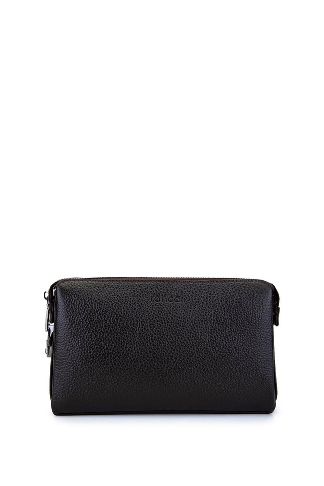  Tamer Tanca Erkek Hakiki Deri Kahverengi El Çantası